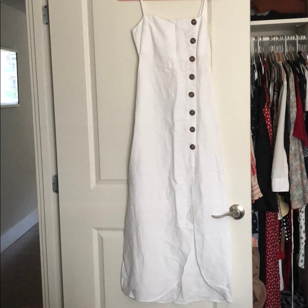 Reformation Tortoise Linen Dress - Picture 5 of 6